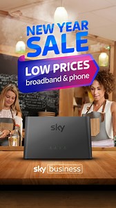 Get your business off to a flying start with low prices on business broadband and phone. Snap up a great deal today and make 2025 your best year yet. | Sky | Facebook