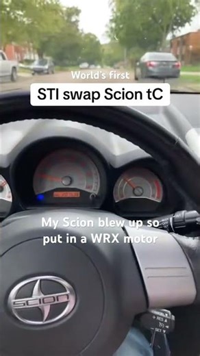 STI swap Scion tC #toyota #scion #subaru #brz #wrx