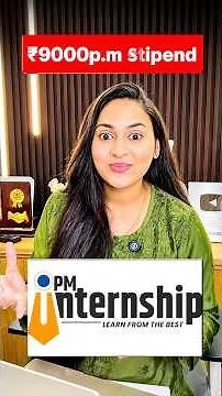 Biggest Paid Internship Scheme by Govt. #pmis #pmis2026 #internship