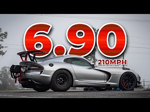 Nth Moto Twin Turbo Dodge Viper "Kratos" - World's First 6 second 1/4 mile Gen V Viper