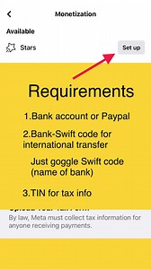 Tutorial: Paano mag set up ng stars sa Facebook? How to set up stars monetisation tools? Note: If you don’t have TIN ID you can use any government ID 🙏🎉❤️🤗👏🌟 📌If you want to know how I edit my video click the link👉 https://fb.watch/jGPd7b4fKr/?mibextid=qC1gEa #suggestedforyou #WeRiseByLiftingOthers #StarsEverywhere #thankfulgratefulblessed #thankyouforyoursupport #tutorial #tutorialvideo #howto #beginnersguide #followers #following #vlogger #newbie #monetization #monetization2023 #stars #