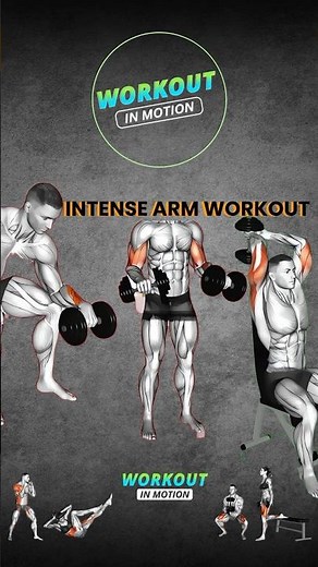 Intense Arm Workout with Dumbbells, Exercises for Stronger Arms