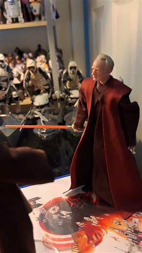 Star Wars Blackseries , Mace W. confronts Darth Sideous ! love this set ! #starwarsblackseries