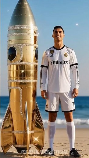 🚀 RONALDO Was Mocked by Messi Because his Rocket won't Fly #ronaldo​ #cr7​ #messi​ #shorts​