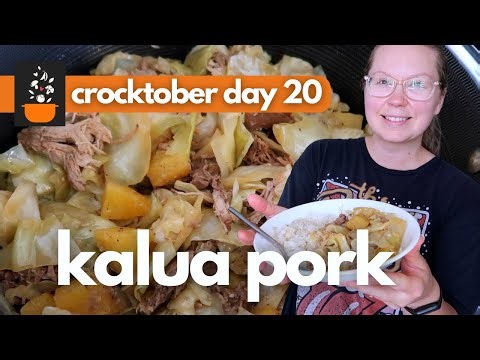 Crocktober Day 20: High-Protein Kalua Pork | Easy 6 Ingredient Slow Cooker Dinner