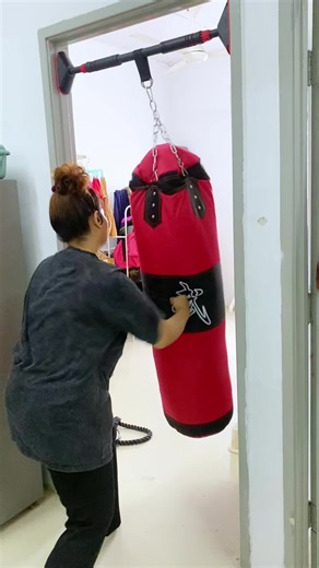 Effective Home Workout with a Boxing Bag