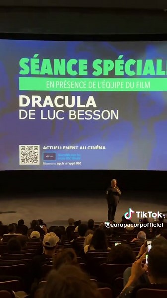 Première séance de Dracula avec Luc Besson