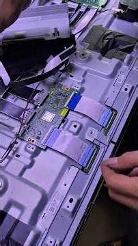 How to fix a Sony TV with vertically blocked images and rough lines. #tv #repair #Sony #LCD #tips