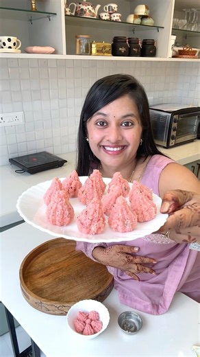 Strawberry Modak❤️ #bingelife #modak #easymodakrecipe