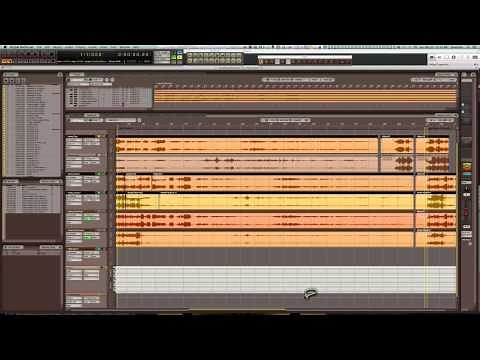 Digital Performer 8.01 Track Colors and Themes