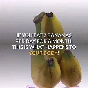 21M views · 208K reactions | IF YOU EAT 2 BANANAS PER DAY FOR A MONTH, THIS IS WHAT HAPPENS TO YOUR BODY! | All about health and nutrition | Facebook