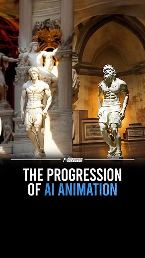 Future Tech on Instagram: "AI animation has evolved significantly in two years. Previously, it was robotic, unnatural, and required heavy manual corrections. Now, it delivers lifelike motion, realistic physics, detailed expressions, and improved body dynamics with less manual tweaking. AI isn’t just speeding up animation—it’s transforming storytelling. Credits: @gerdemadeit"