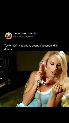 Remember when Taylor Swift had a fake country accent? #Shorts
