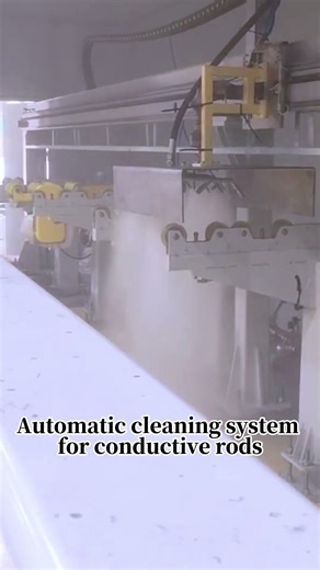 Automatic cleaning system for conductive rods #hydroblasting #hydrojetting