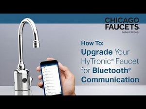 Upgrade a HyTronic® Touchless Faucet to Bluetooth® Communication for CF Connect Compatibility