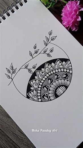 Mini Mandala Magic 🏵️ || Mandala design #art #drawing #short #shortvideo