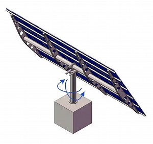 [Hot Item] Follow Sun Solar Tracker Tracking System Single Axis Tracking System