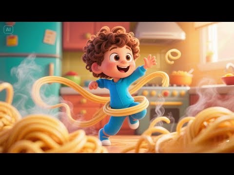 🍜 Noodle Wiggle Wiggle Song | Silly Dance Song for Kids 🤪