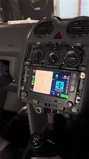 Volkswagen Caddy upgrade complete! New headunit, CarPlay activated & radio signal stronger than ever 🔧🚗✨ #Volkswagen #VWCaddy #CarPlay #HeadunitUpgrade #CarMods