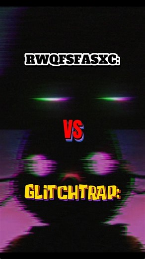 Glitchtrap (error afton) Vs "Shadow Bonnie" (RWQFSFASXG) 👀 #fnaf