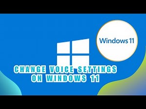 🗣️ Give Your PC a New Voice! How to Change Voice Settings on Windows 11
