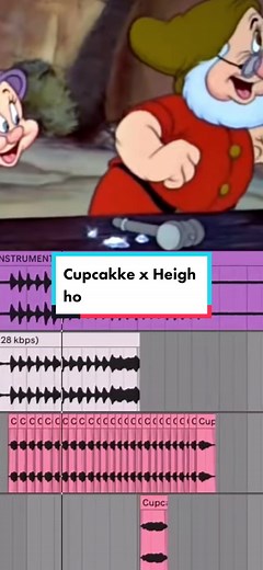 1 Year anniversary ! Cupcakke x Heigh ho // #fyp #viral #funny #cupcakke #cupcakkeremix #snowwhite #disney #snowwhiteandthesevendwarfs #sevendwarfs