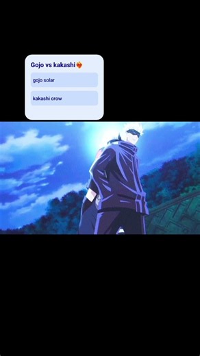 “HE CAN’T BE TOUCHED 😳”#anime #gojovskakashi #gojo #demonslayer #jjkseason3