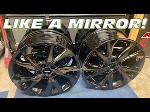 Clear Vision Over Mirror Black Powder Coat