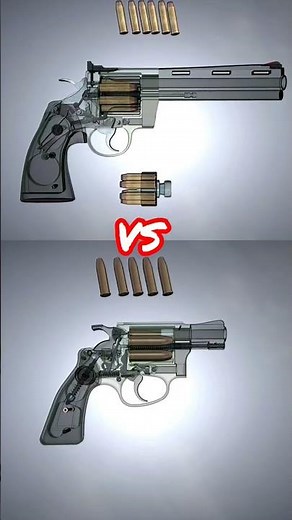 This Revolver Face-Off Gets INTENSE 🔥 #Guns #Battle #Comparison