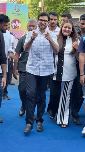 Aditya Thackeray’s support adds a dash of fervor to the pickleball court. . . #adityathackeray #instantbollywood #pb | InstantBollywood