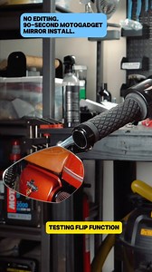 Installing your motogadget mirror is fast and easy! #motogadget #install #madeingermany #barendmirrors #partsforperfection #motorcycle #caferacer #custommotorcycle | motogadget