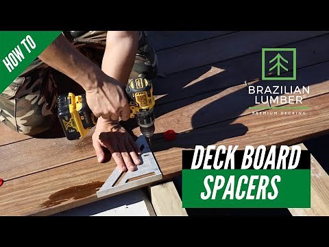 The Simplest Way To Space Your Board Correctly: Deck Board Spacers
