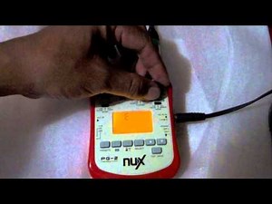 NU-X NUX PG-2 Portable Guitar Effects SIMPLE DEMO SOUND REVIEW