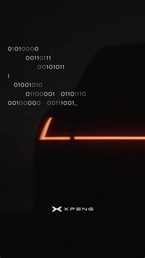XPENG on Instagram: "The code blinks in the dark. Do you speak binary? XPENG P7+ pulses with a mind of its own — tail lights flicker, then cut to 0101 on screen. A glitch… or a message? Something is emerging. Can you decipher what it means? 🕵️ #XPENG #XPENGMoment #XPENGP7Plus"