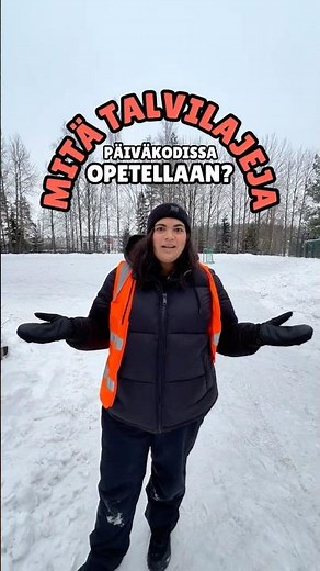 Mitä päiväkodissa tehdään talvella?