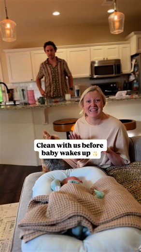 15K views · 533 reactions | QUICK, clean before the baby wakes up!!...