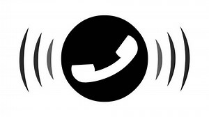Phone ring icon animation.Animation Call Icon