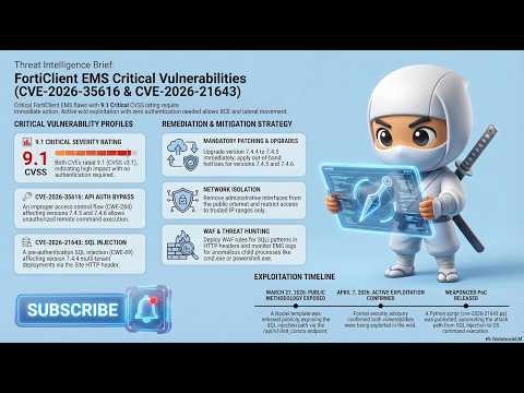 Are Your Endpoints Compromised? FortiClient EMS Critical API Auth Bypass Explained #cybersecurity