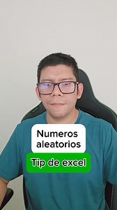 Insertar números aleatorios en excel #exceltips #tecnologia #tips #ordenador #android #windows #movil #apps | raymon_acuna