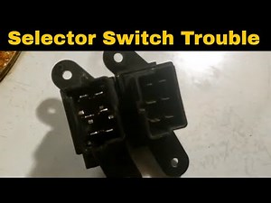 F350 Vin F Fuel Selector Switch Trouble Fix And Install