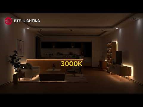 BTF-LIGHTING: FCOB LED Light, Monochromatic Strip Light 3000K/4000K/6000K