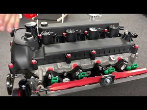 Talk through the installation of engine and components on the Ford 2.5 Duratec Engine.