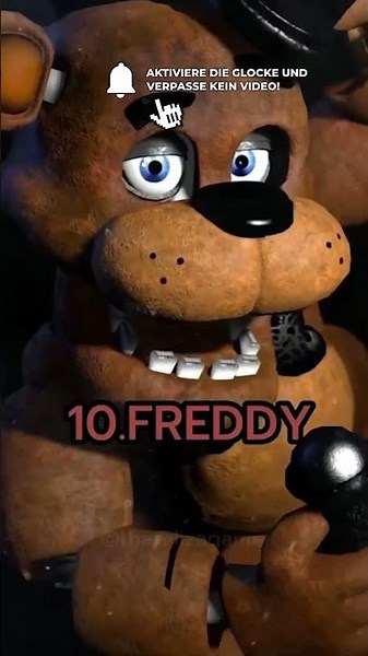 DIE STÄRKSTE FREDDY ANIMATRONIC IN FNAF 😱 [TOP 15]