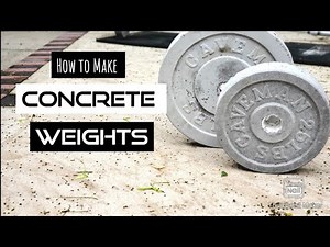 How to make Concrete Olympic Weight Plates at Home - DIY FAST & EASY