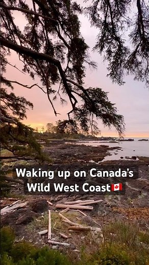 Canada's West Coast Wonder | Unknown Big Beach in Ucluelet at Sunrise | Tofino Vancouver Island Area