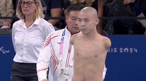 Guo's world record leads Chinese sweep of 50m butterfly S5