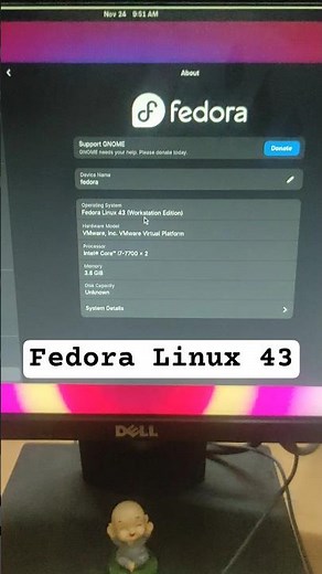 Fedora Linux 43🔥| Linux Tips Day -055| #techreels #reel #short #Linux #Linuxtips #ubuntu