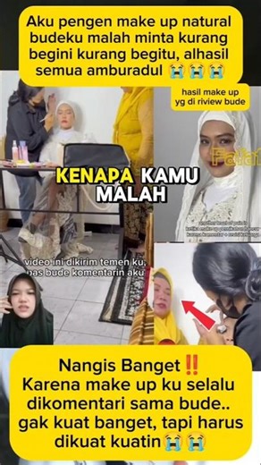 “Pengen Make Up Natural, Tapi Dibikin Berantakan Karena Revisi Terus‼️Calon Pengantin Sampai Nangis"