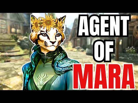 The Journey of a Khajiit Agent of Mara in Skyrim | Skyrim Roleplay