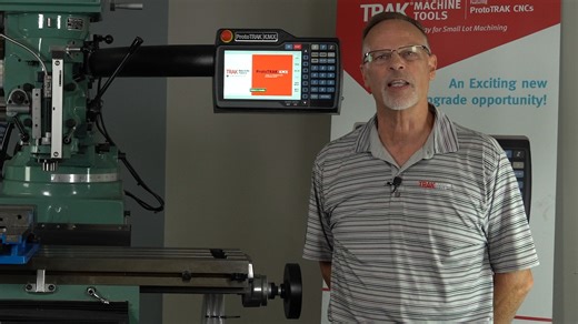 TRAKing Pat gives a step by step explanation of the DXF option for the ProtoTRAK KMX control. Watch as he imports, manipulates and programs a part using the touchscreen and several other new features available in the KMX. He also demonstrates how to easily switch between DXF and PROGRAM modes to make edits | TRAK Machine Tools